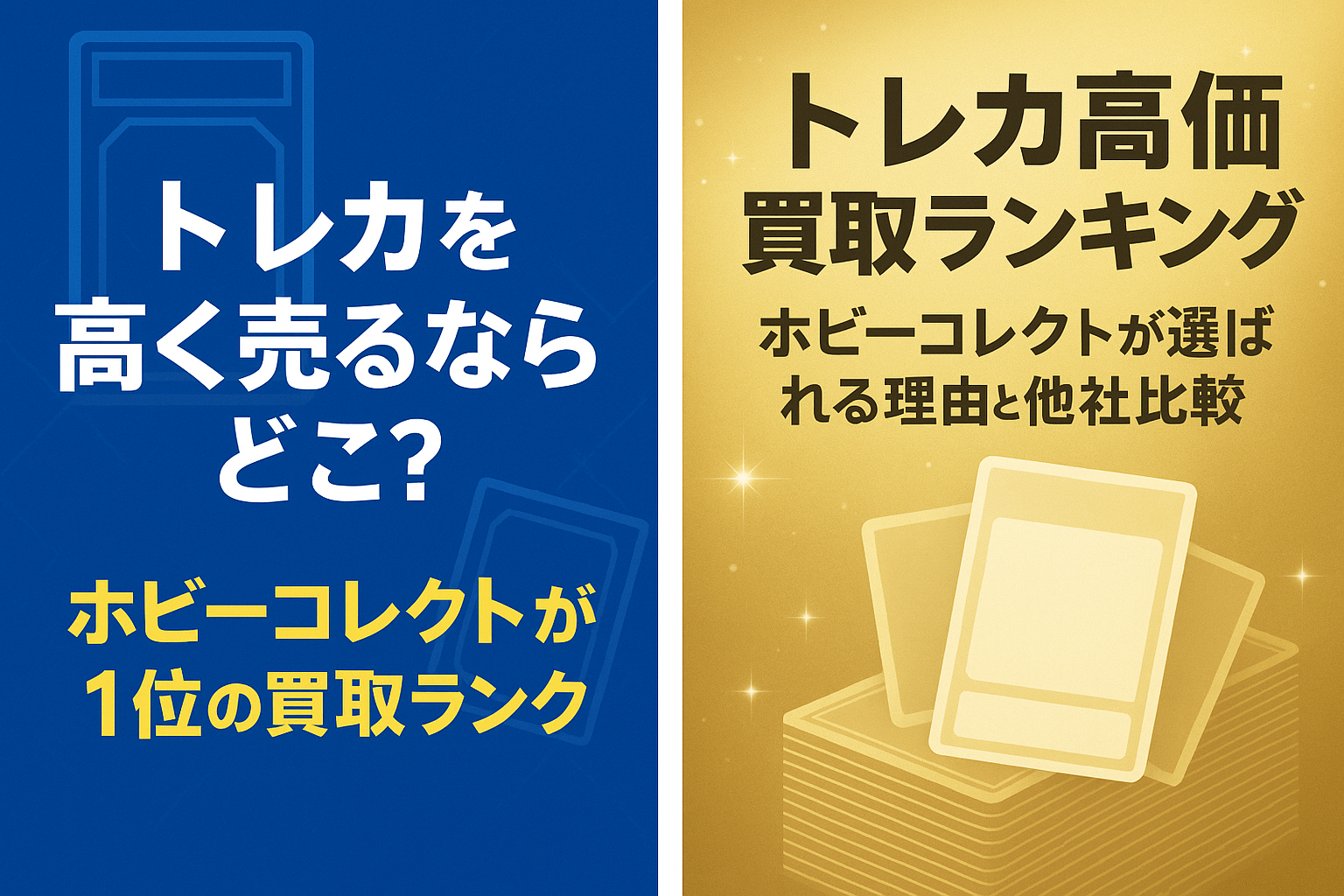 トレカ高価買取ランキング|ホビーコレクトが選ばれる理由と他社比較